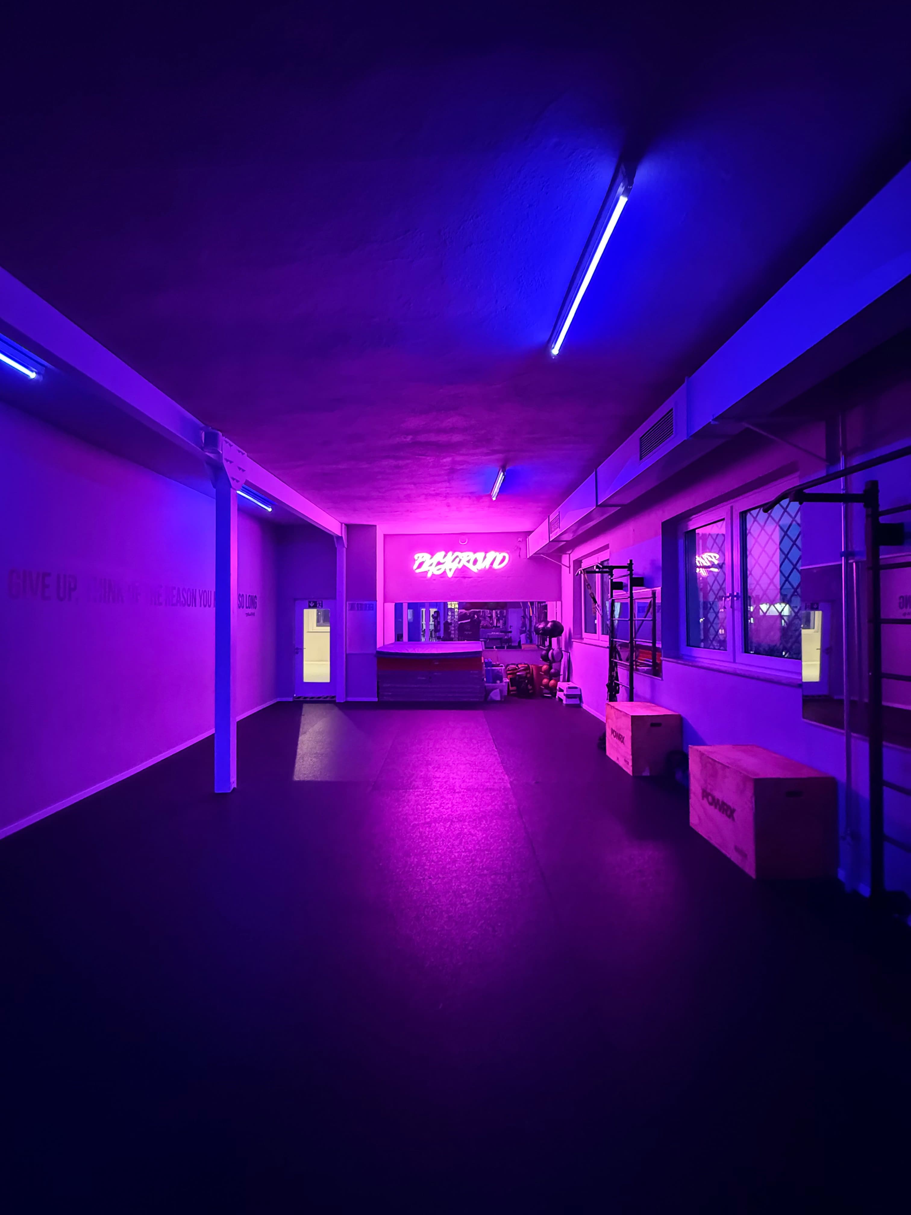 Trainingsbereich bei THE HONBU Studio, Frankfurt am Main